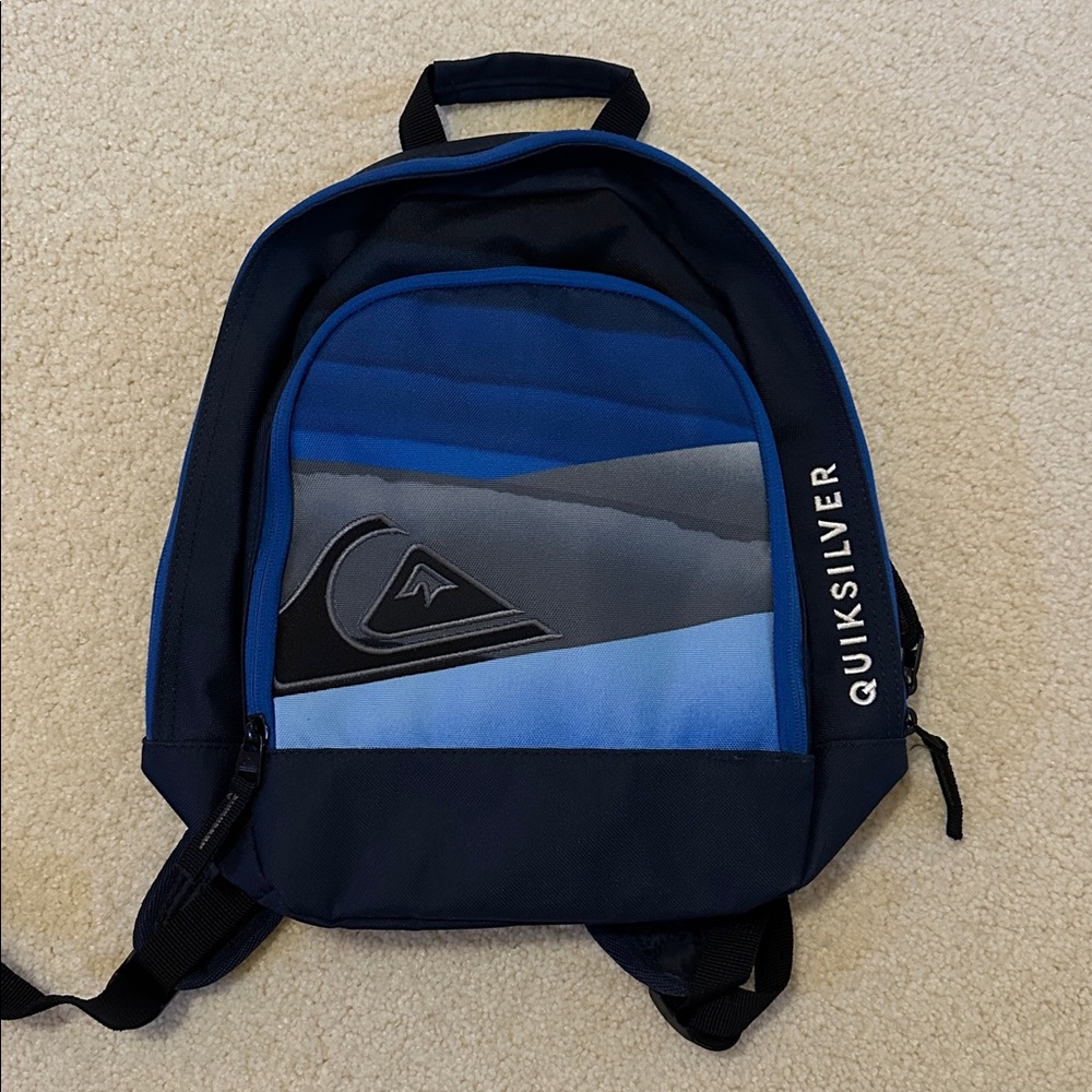 Quiksilver Navy and Sky Blue Backpack